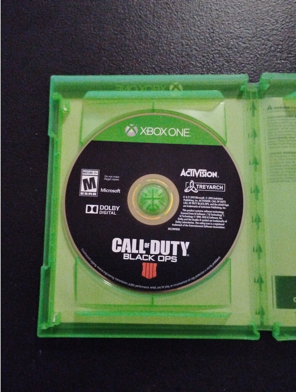 Call of Duty: Black Ops 4 (Xbox One) CIB - Tested & Working - Picture 2 of 3